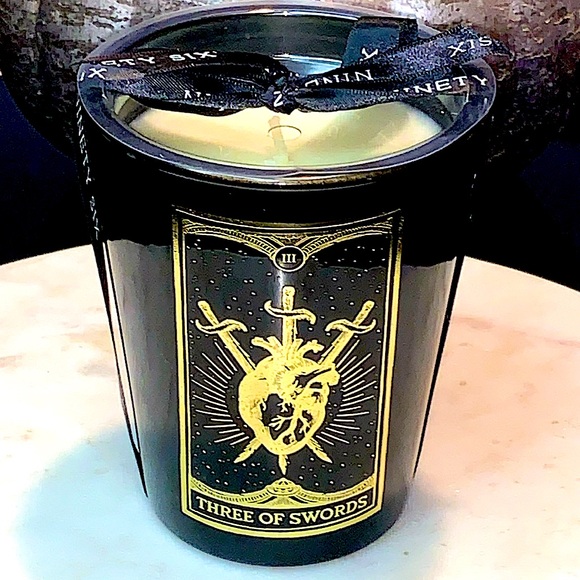 DW HOME CANDLE BLOOD ORANGE 96 COLLECTION THREE OF SWORDS 11.4OZ 1 WICK - Picture 1 of 4